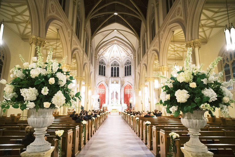 Wedding at Holy Name of Jesus Church in New Orleans