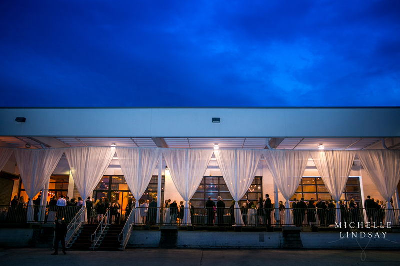 Wedding reception at Dock 5 at Union Market