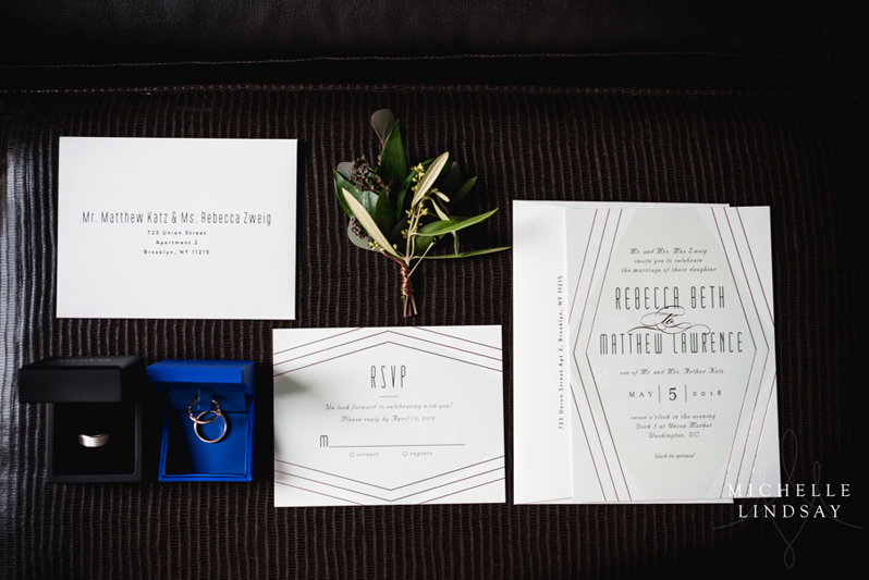 Wedding invitation stationery suite