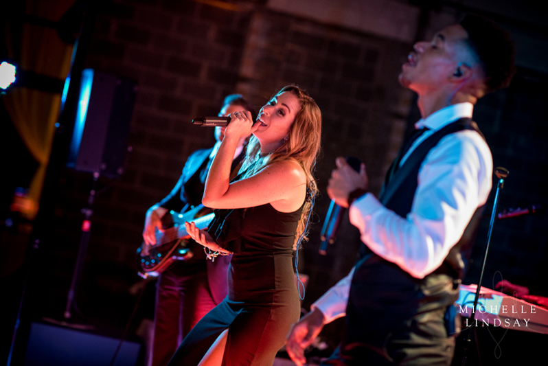 Modern Luxe band performing at Dock 5 for wedding reception in DC.