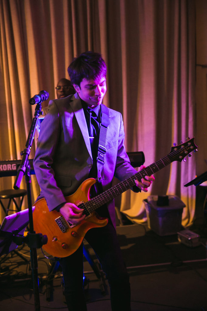 Guitarist of We Got The Beat band during The Stave Room wedding.