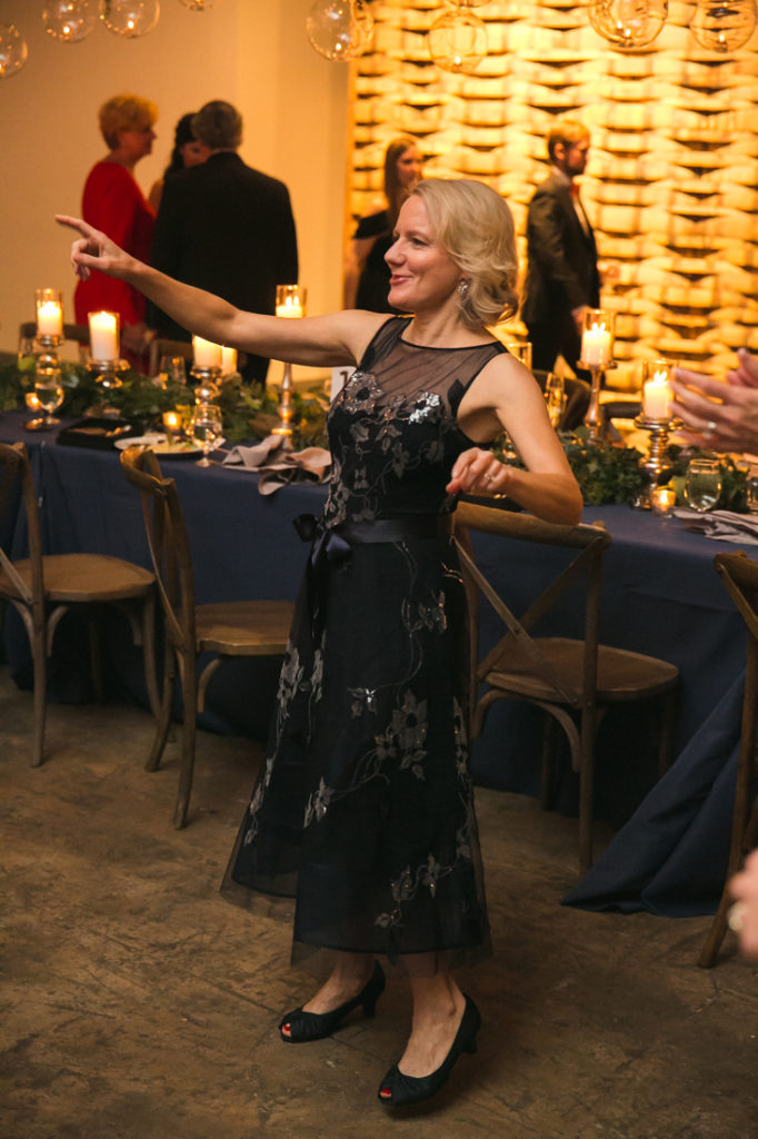 Guest dancing at The Stave Room wedding.