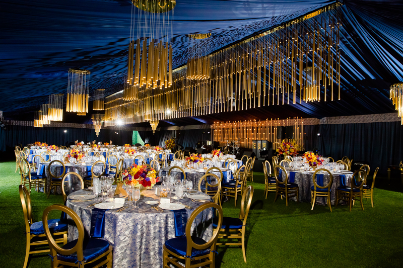 Tented corporate reception at the Wigwam Resort.