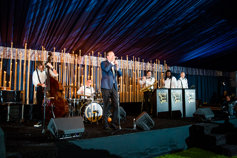 Good Shot Judy performing at a corporate event in Arizona. 
