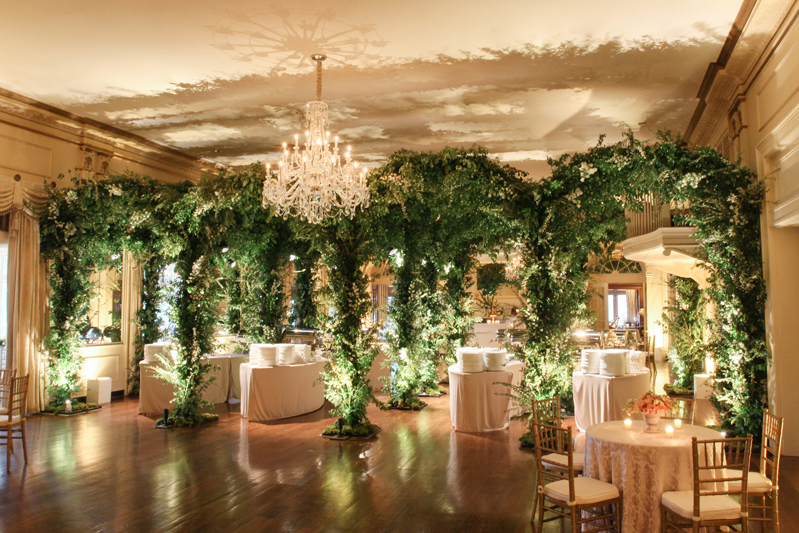 Wedding reception at Belle Meade Country Club