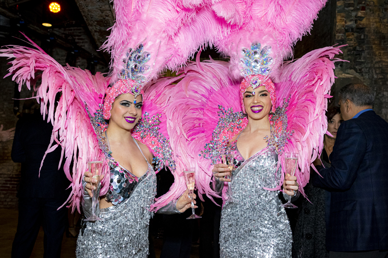 Showgirls at Cheers for CHOP fundraiser in Philadelphia
